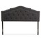 Baxton Studio Edith Modern Dark Grey Queen Size Headboard 142-7782 - alternate 4